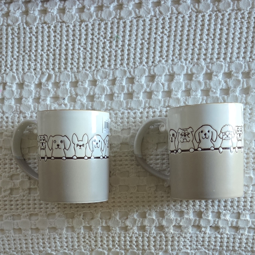 Spectrum Designz I Ruff You Dog Embossed Mugs Set - Picture 5 of 10